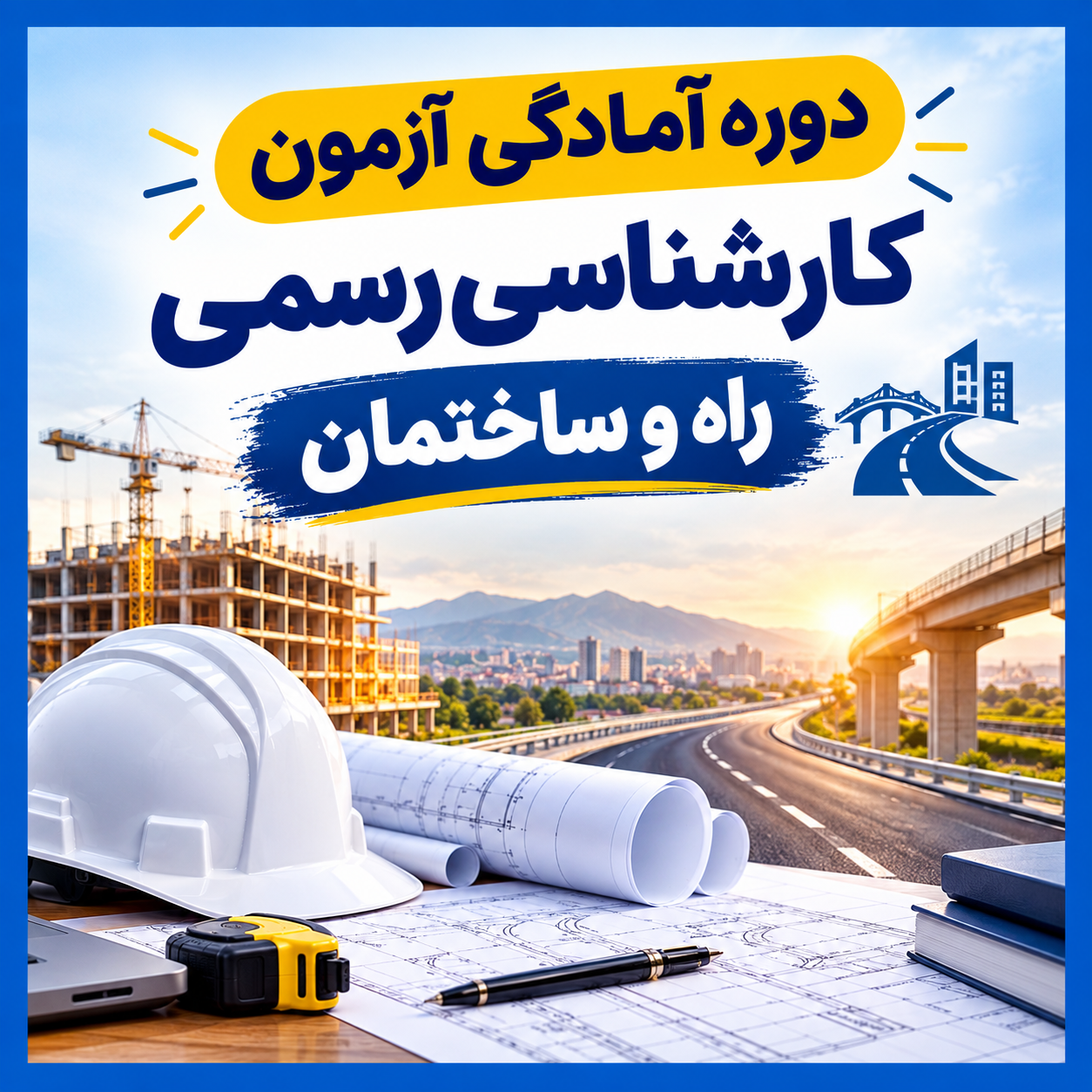 دوره آمادگی کارشناسی رسمی راه وساختمان