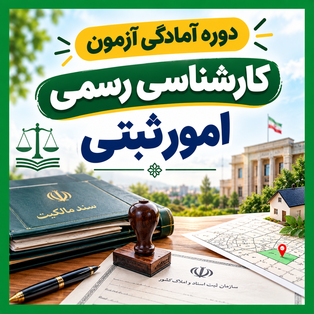 دوره های آمادگی کارشناسی رسمی امورثبتی